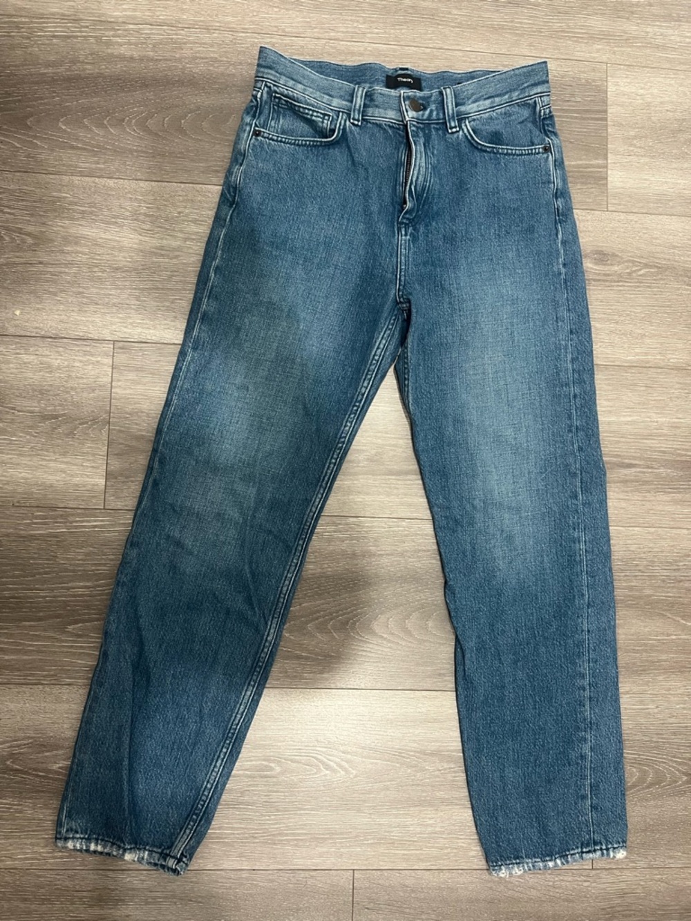 Theory Women’s Boyfriend Jeans in Medium Blue Wash